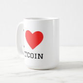 I love bitcoin koffiemok (Voorkant links)