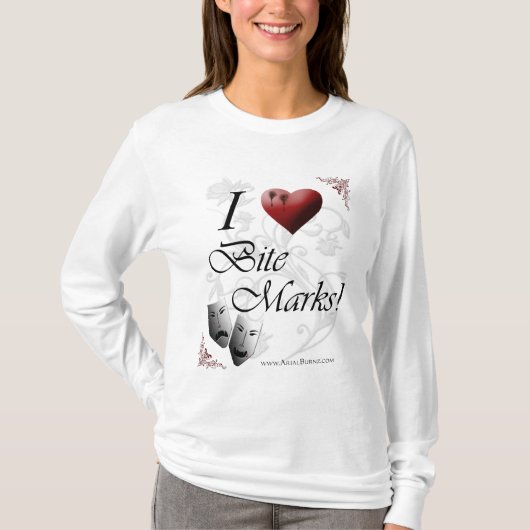 I Love Bite Marks T-shirt (Voorkant)