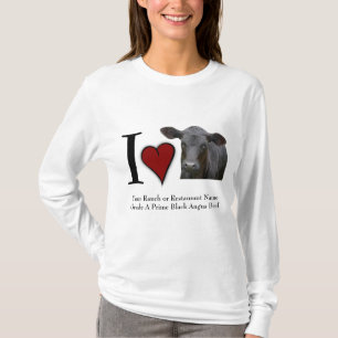 I Love Black Angus Beef T-shirt
