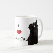 I Love Black Cats Mok (Voorkant rechts)