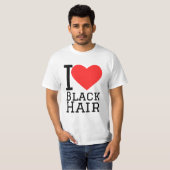 I love black hair t-shirt (Voorkant volledig)
