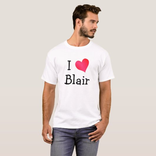 I Love Blair T-shirt (Voorkant volledig)