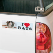 I love (blazed) Rats Bumpersticker (Op Truck)