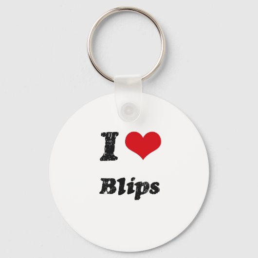 I Love BLIPS Sleutelhanger (Voorkant)