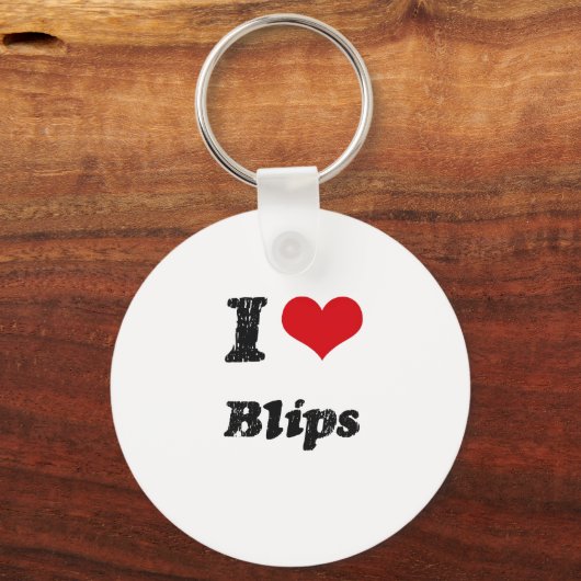 I Love BLIPS Sleutelhanger (Voorkant)