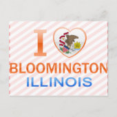 I Love Bloomington, IL Briefkaart (Voorkant)