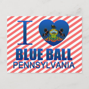 I Love Blue Ball, PA Briefkaart