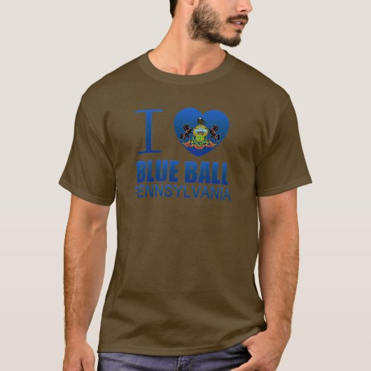 I Love Blue Ball, PA T-shirt (Voorkant)