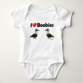I Love Blue-footed Boobies Romper (Voorkant)