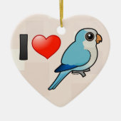 I Love Blue Quakers Keramisch Ornament (Voorkant)