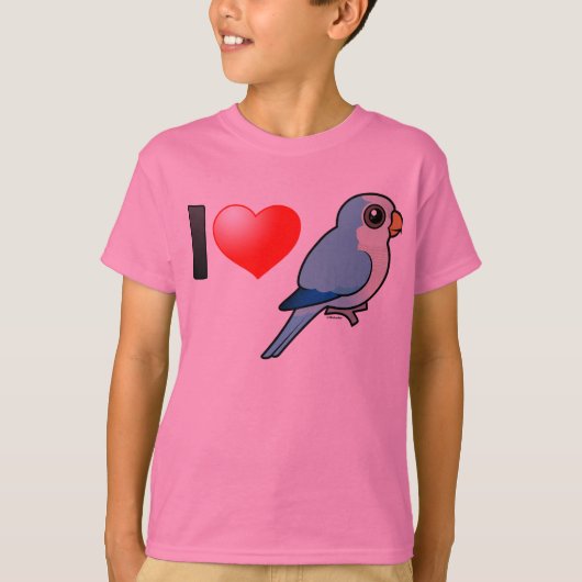 I Love Blue Quakers T-shirt (Voorkant)