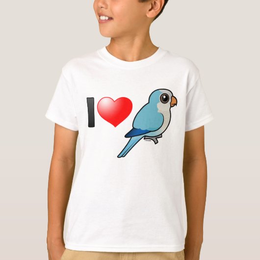 I Love Blue Quakers T-shirt (Voorkant)
