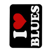 I Love Blues Magneet (Verticaal)
