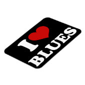 I Love Blues Magneet (Linkerzijde)