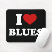I Love Blues Muismat (Met muis)