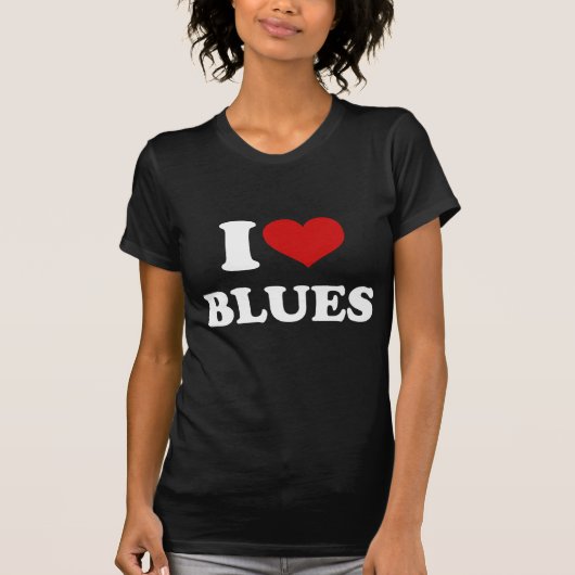 I Love Blues T-shirt (Voorkant)