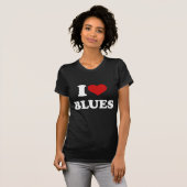 I Love Blues T-shirt (Voorkant volledig)