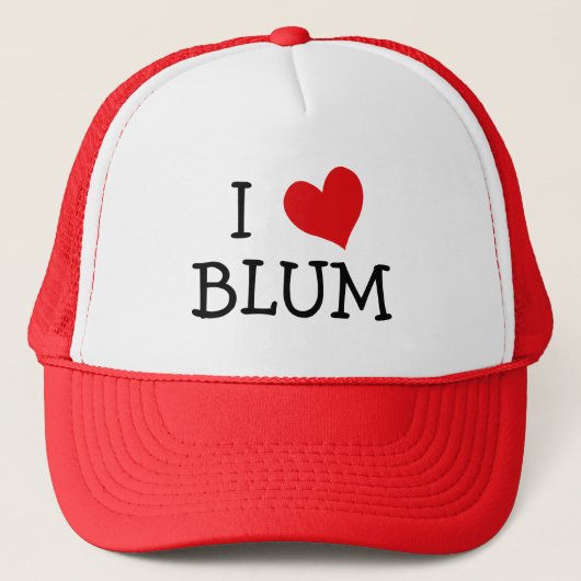 I Love Blum Trucker Pet (Voorkant)