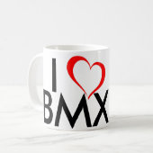 I Love BMX Koffiemok (Voorkant links)