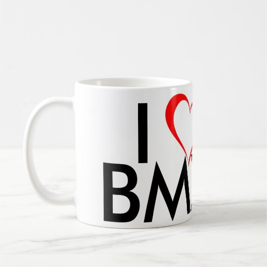 I Love BMX Koffiemok (Links)