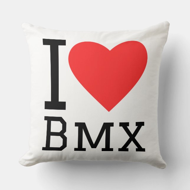 I love bmx kussen (Voorkant)
