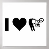 I Love BMX Poster (Voorkant)