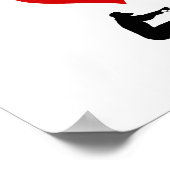 I Love BMX (verticaal) Poster (Hoek)