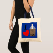 I Love Boba Drink #1 Canvas tas (Voorkant (product))