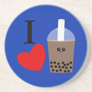I Love Boba Drink #1 Onderzetter