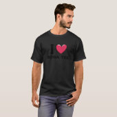 I Love Boba Tea Bubble Tea Lovers Premium T-shirt (Voorkant volledig)
