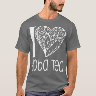 I Love Boba Tea voor Bubble Tea Lovers Premium T-shirt