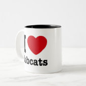 I Love Bobcats Mok (Voorkant links)
