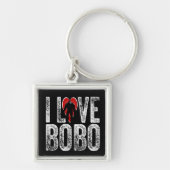 I Love Bobo Sleutelhanger (Voorkant)
