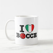I Love Bocce Koffiemok (Links)