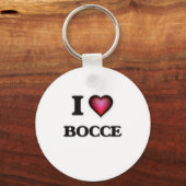 I Love Bocce Sleutelhanger (Voorkant)