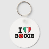 I Love Bocce Sleutelhanger (Voorkant)
