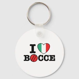 I Love Bocce Sleutelhanger