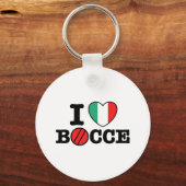 I Love Bocce Sleutelhanger (Voorkant)