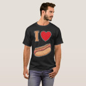 I love bockwurst with mustard t-shirt (Voorkant volledig)