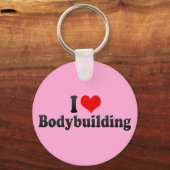 I Love Bodybuilding Sleutelhanger (Voorkant)