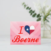 I Love Boerne, Texas Briefkaart (Staand voorkant)