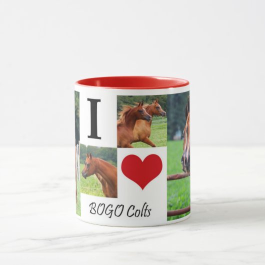 I Love BOGO Colts Coffee Mok 1 (Midden)