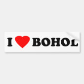 I Love Bohol Bumpersticker (Voorkant)