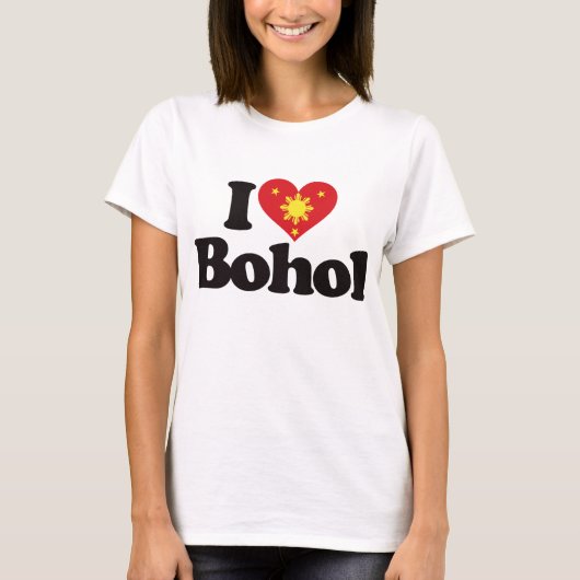 I Love Bohol T-shirt (Voorkant)