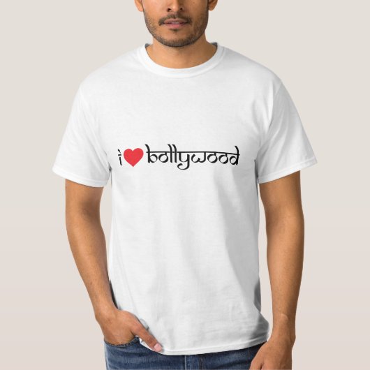 I Love Bollywood T-shirt (Voorkant)