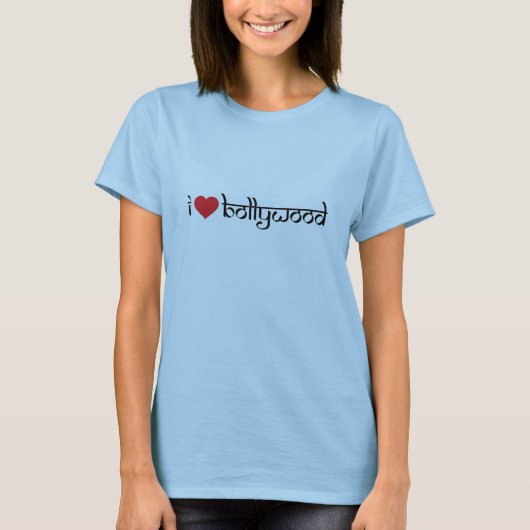 I Love Bollywood T-shirt (Voorkant)