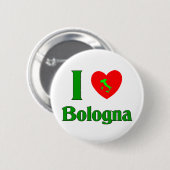 I Love Bologna Ronde Button 5,7 Cm (Voorkant /achterkant)