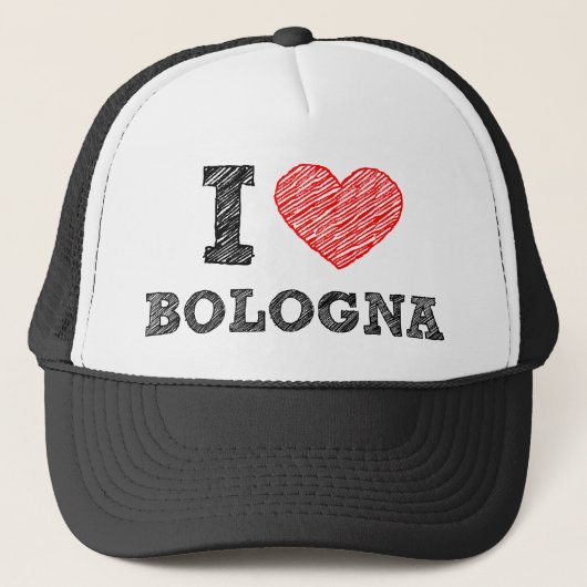 I Love Bologna Trucker Pet (Voorkant)