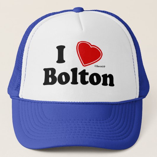 I Love Bolton Trucker Pet (Voorkant)