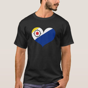 I Love Bonaire Flag T-shirt